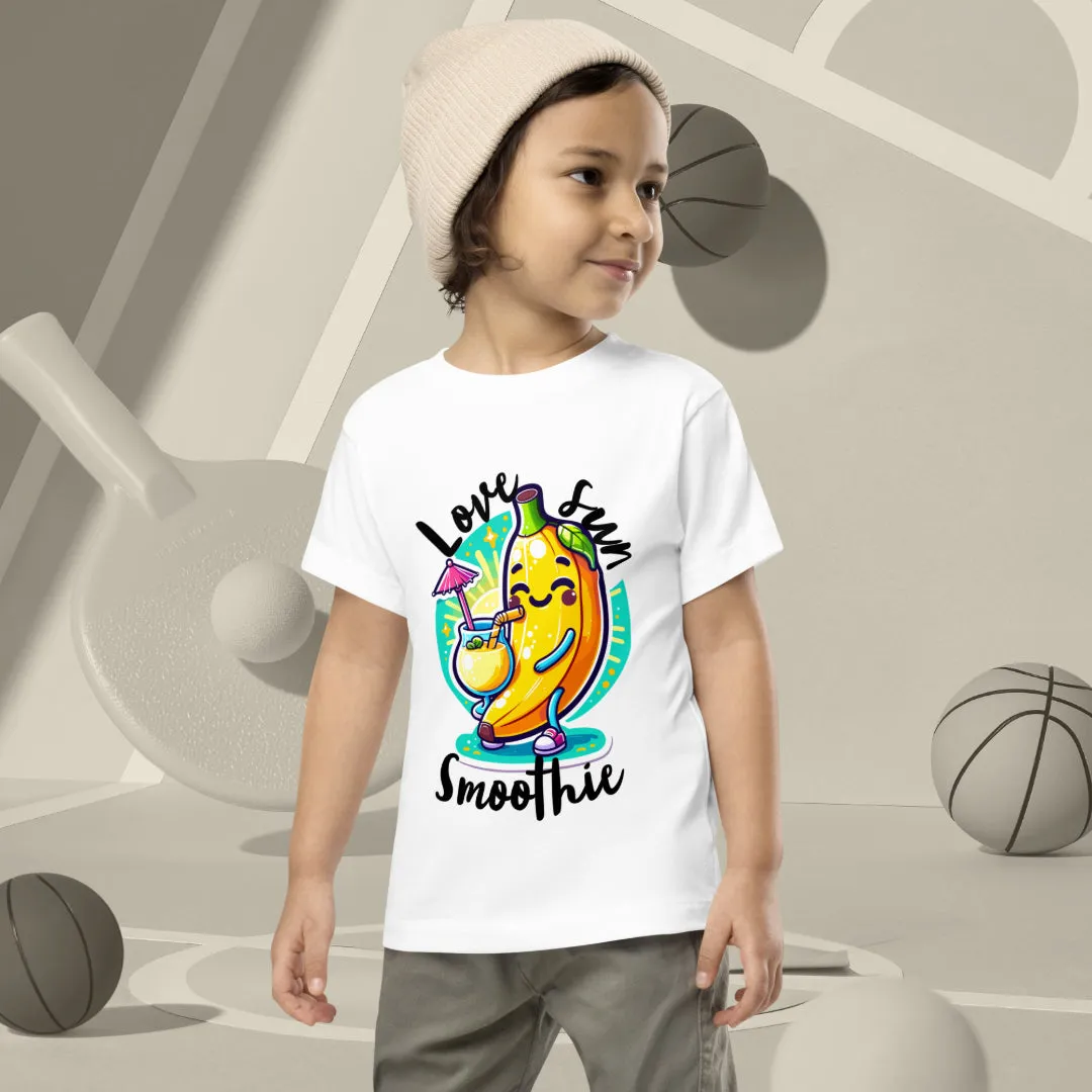 Toddler Short Sleeve Tee Sunshine & Banana Smoothies