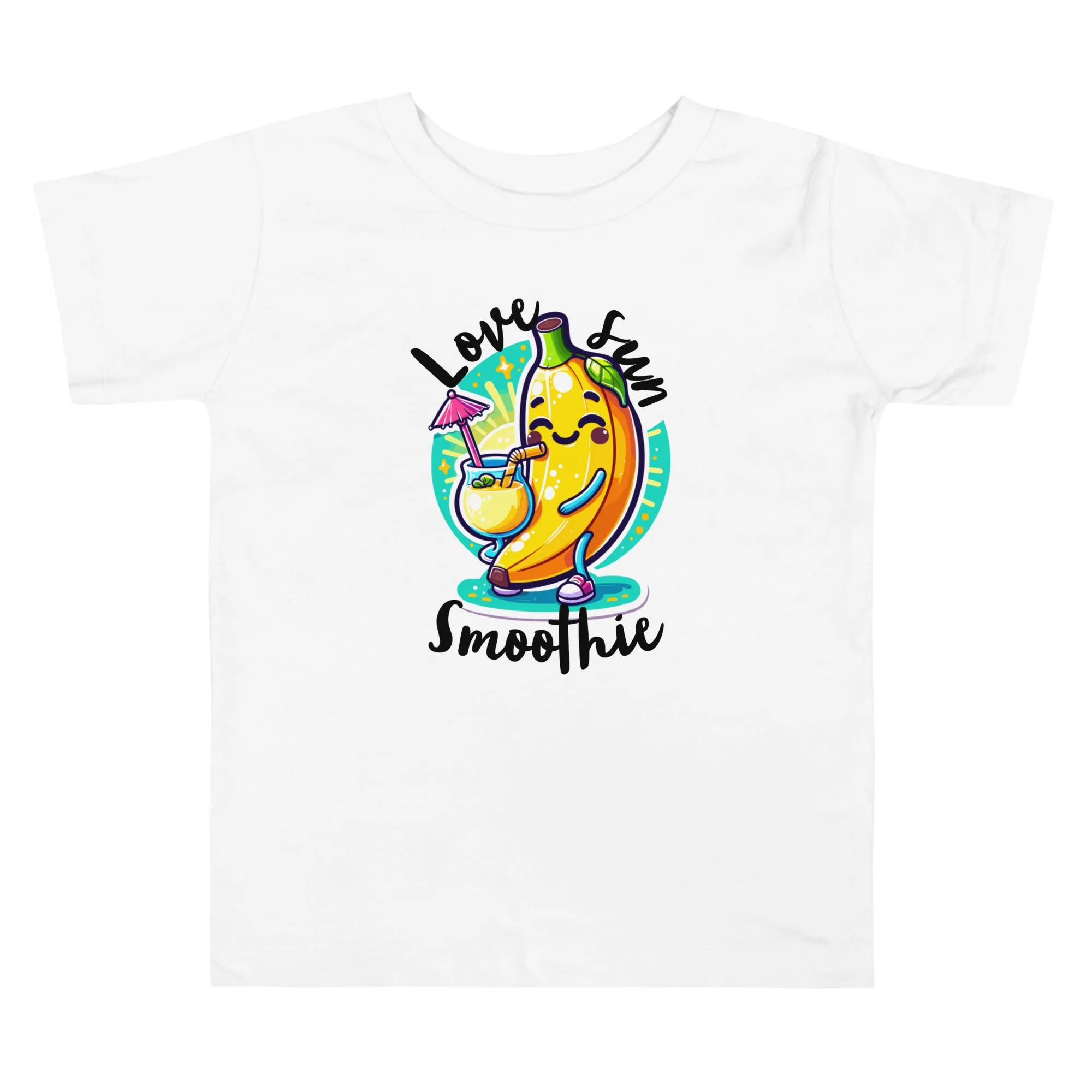 Toddler Short Sleeve Tee Sunshine & Banana Smoothies