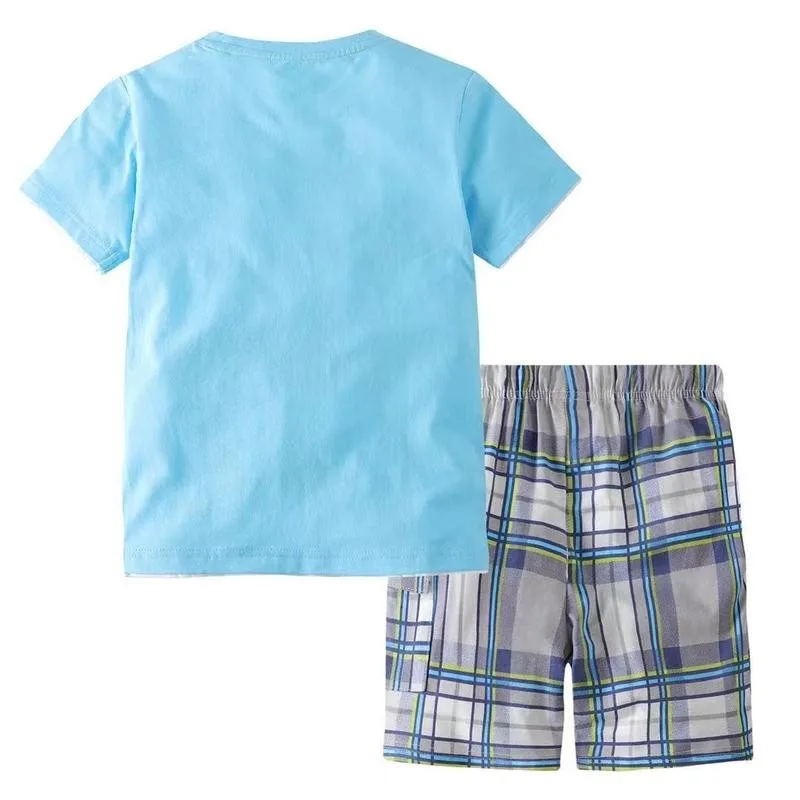 Toddler/Kid Boy's Casual 2-Piece Set with Robot Print