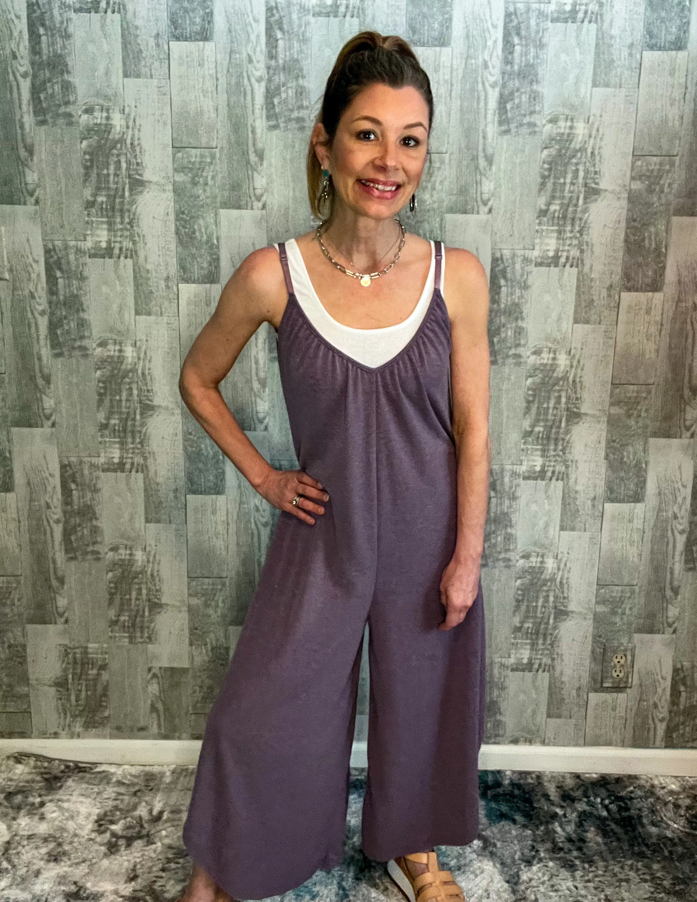 Tranquil Vibes French Terry Jumpsuit