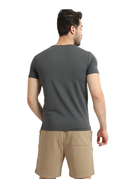 Undershirt For Men, Short Sleeves, Requral Fit