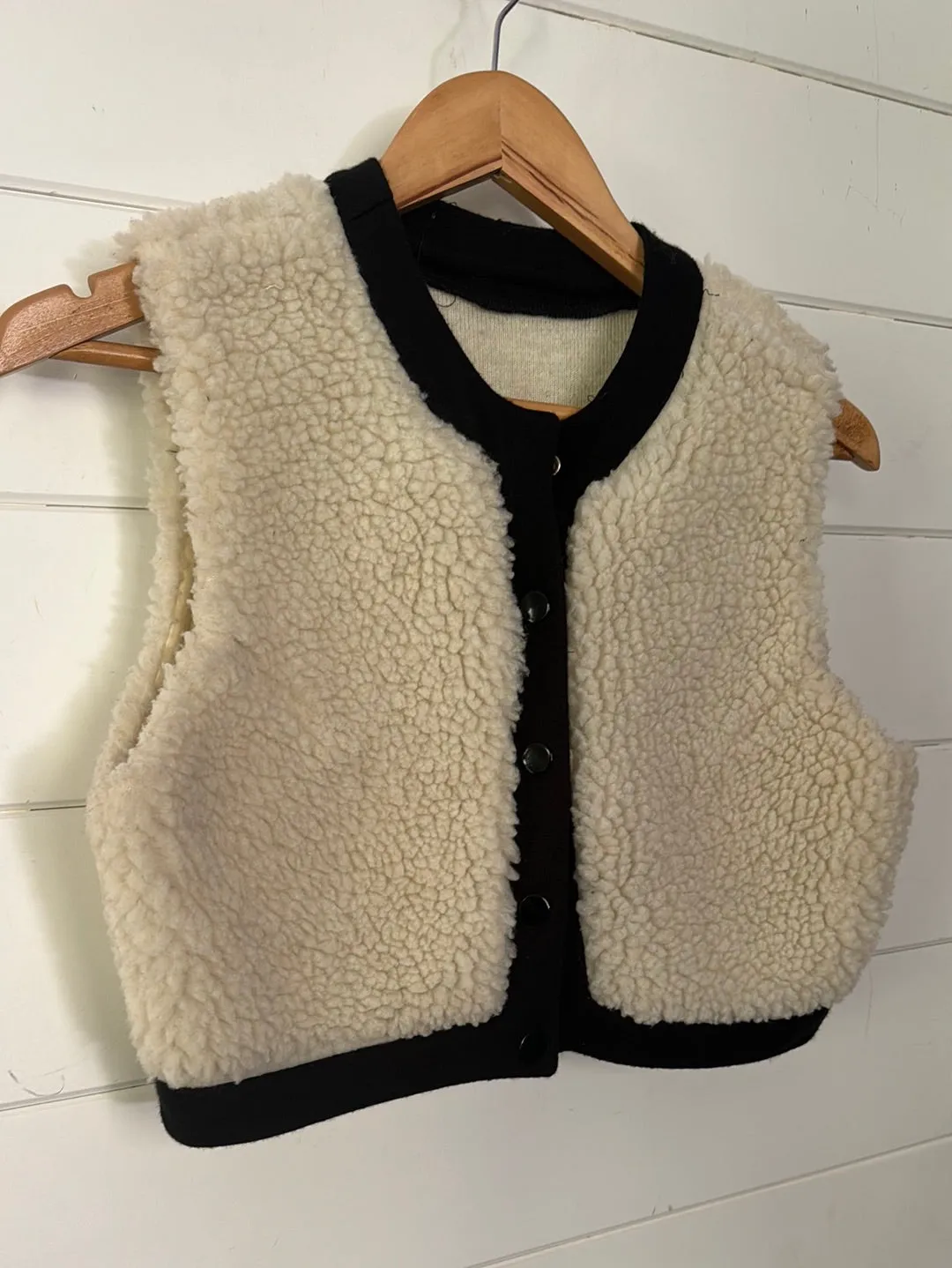 Vintage Sherpa Vest - Kids