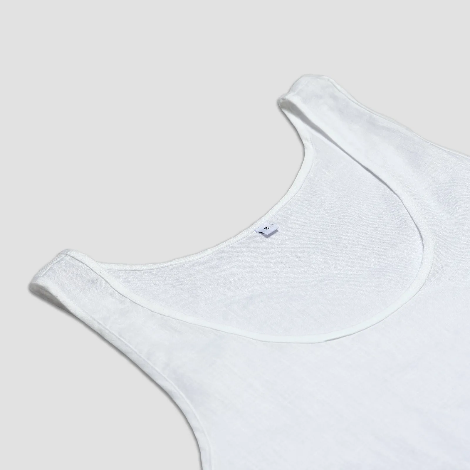 White Linen Cami Top