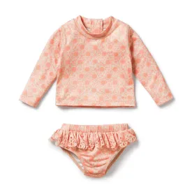 WILSON & FRENCHY AMELIE FLORAL CUTWORK RASHIE SET