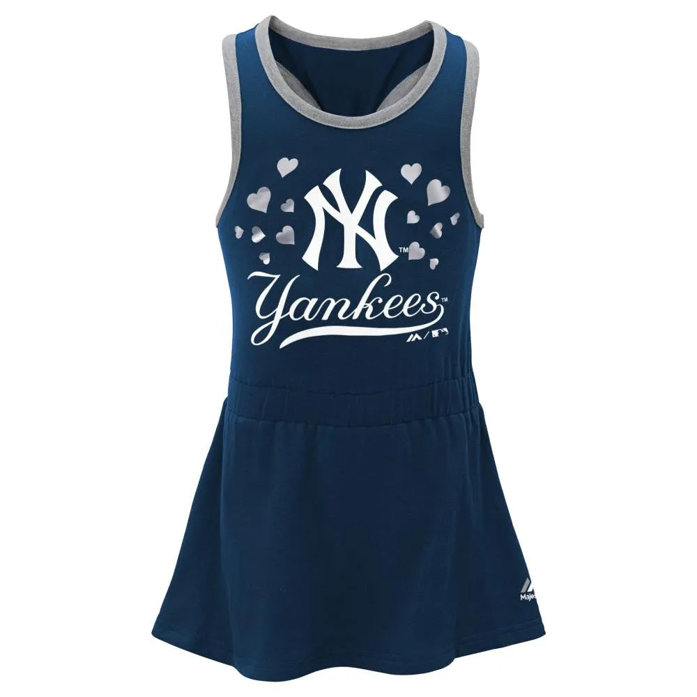 Yankees Toddler Girl Criss Cross Tank Dress (2T)